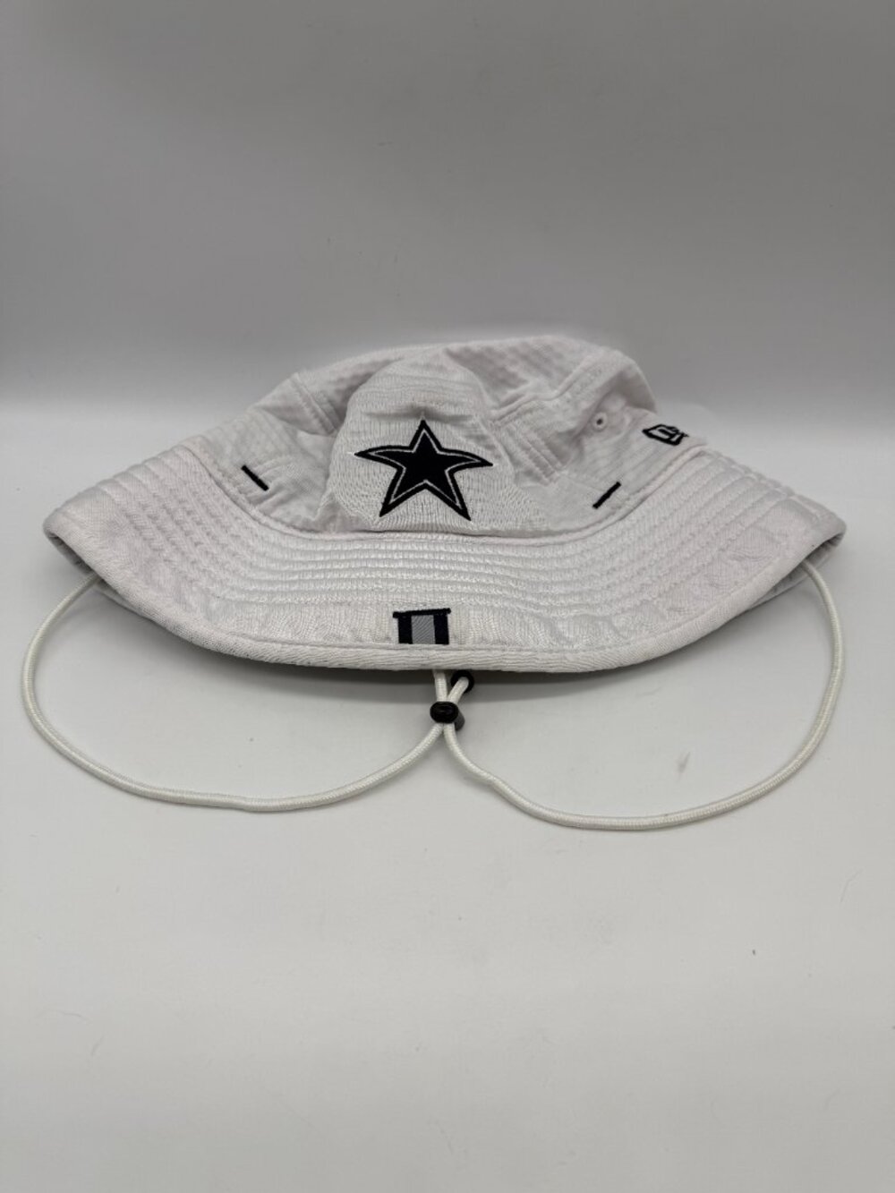 New Era Dallas Cowboys NFL 100th Anniversary White Bucket Hat One Size